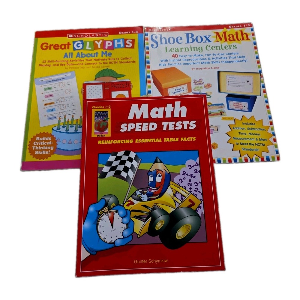 Shoe Box Math Learning Centers Grades. Math Speed Test. Great Glyphs. Level 1-3